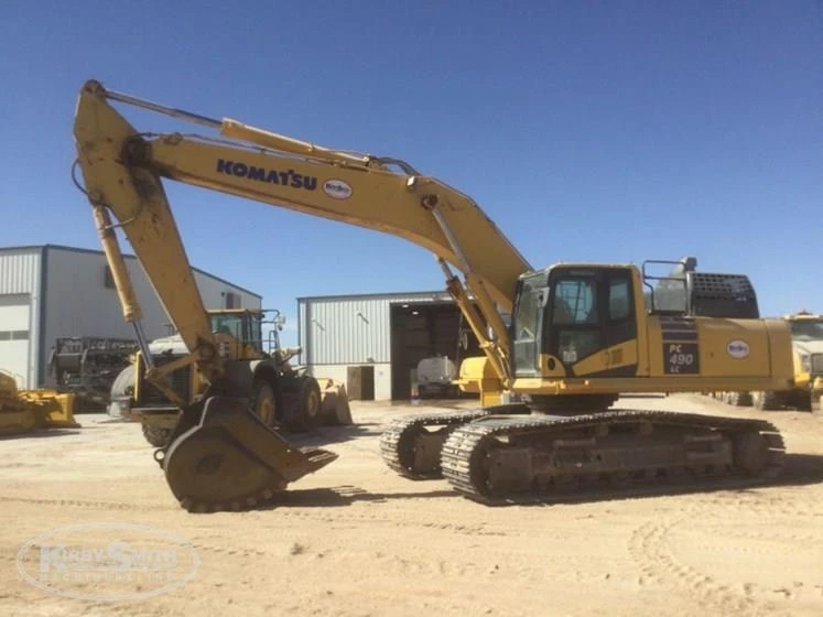 Side of used Komatsu Excavator